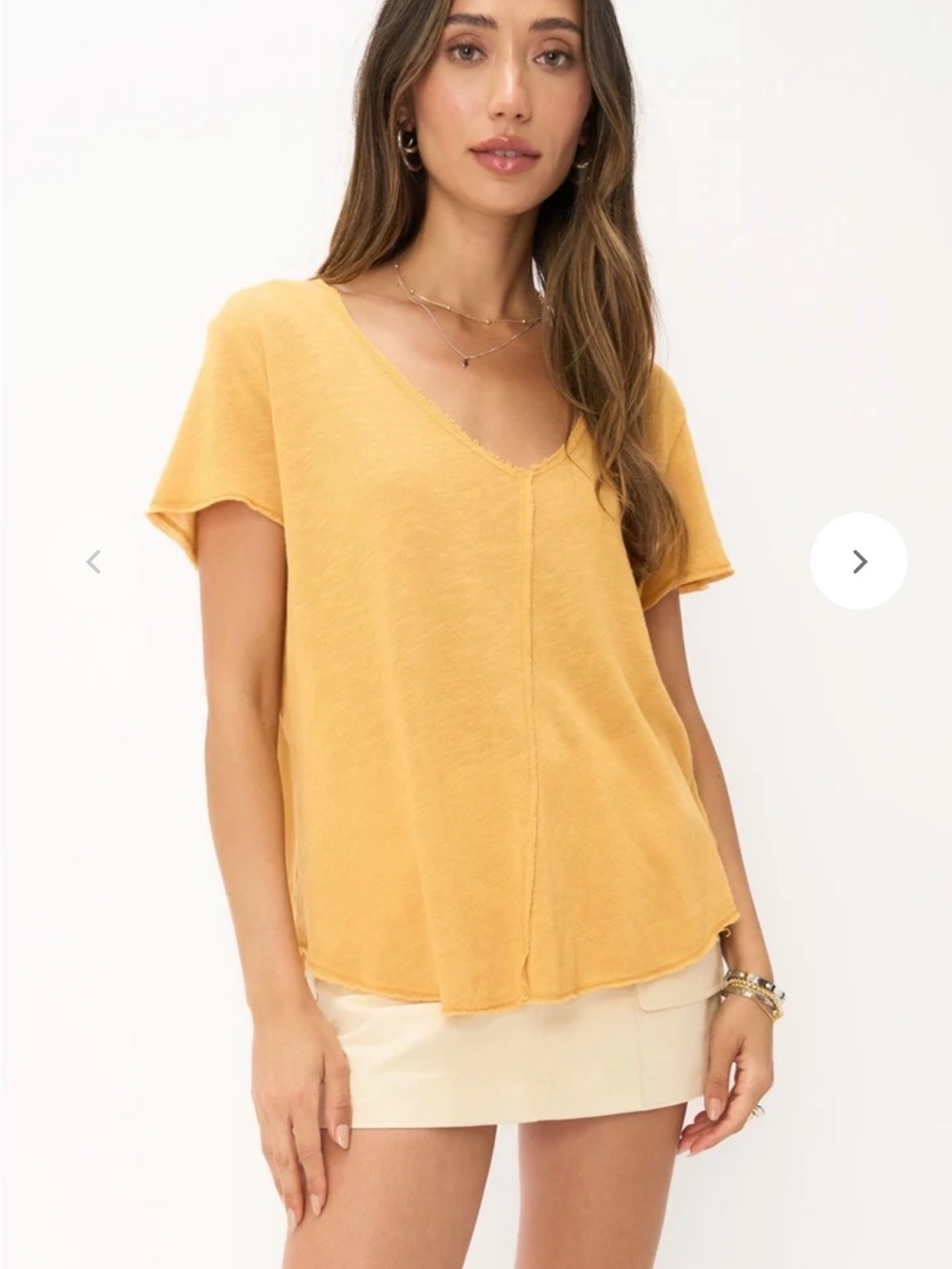 Project Social T Wearever Tee in Golden Chamomile